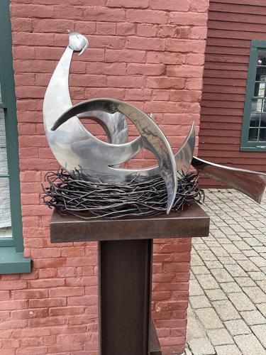 The sculpture "Daeora" by Justin Perlman will be one of the works featured at the Inside & Out Exhibition
