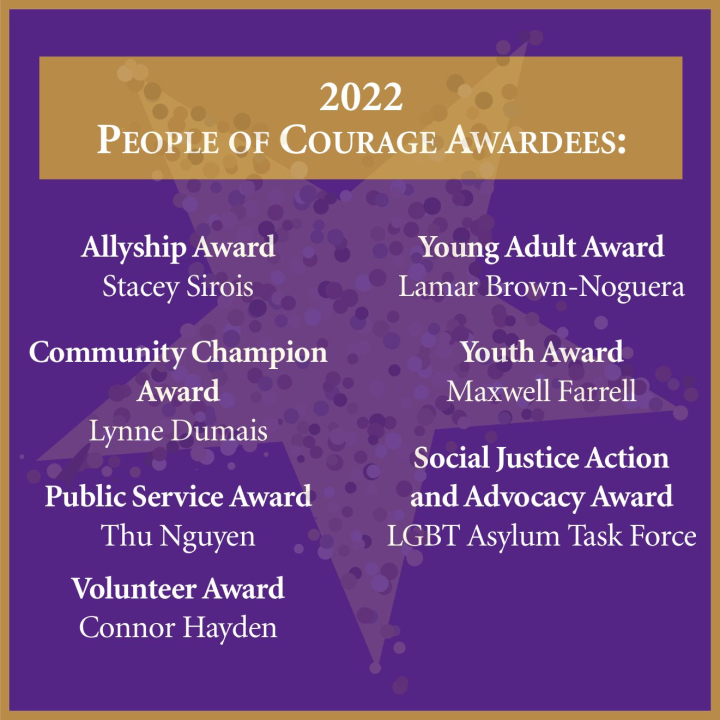 People of Courage Award Winners Announced